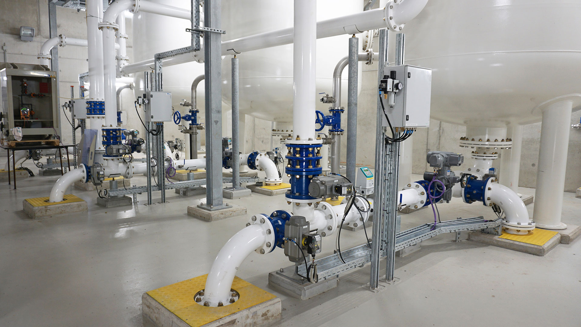 Actieve koolfilters voor waterproductiecentrum Eeklo