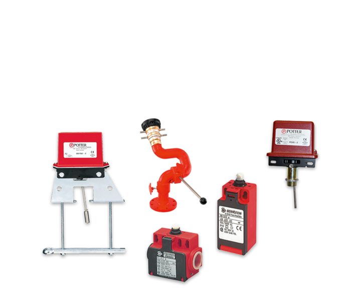 Toebehoren voor brandbestrijding, limit switches of micro switches